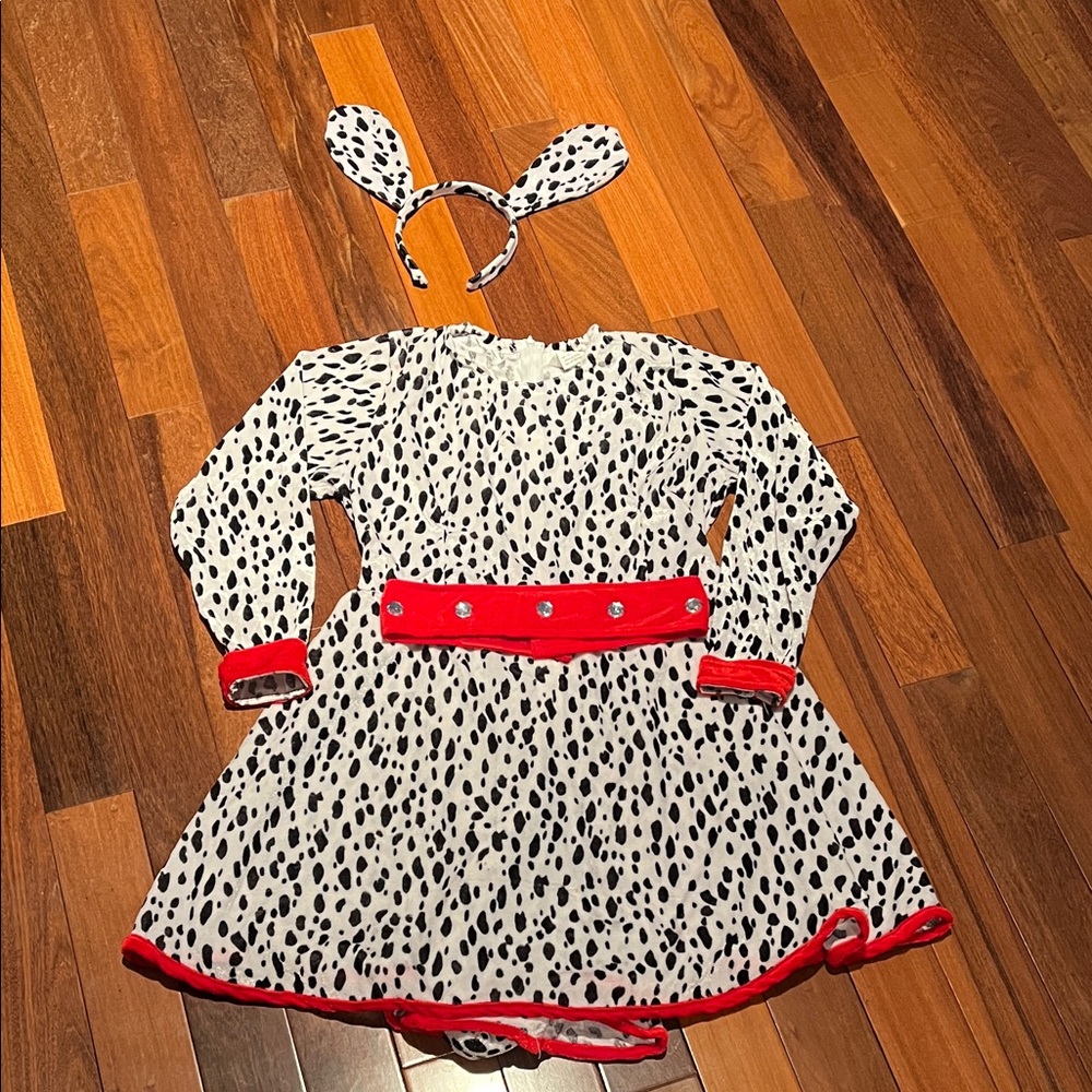 Dalmatian Costume with Ears for Kids
